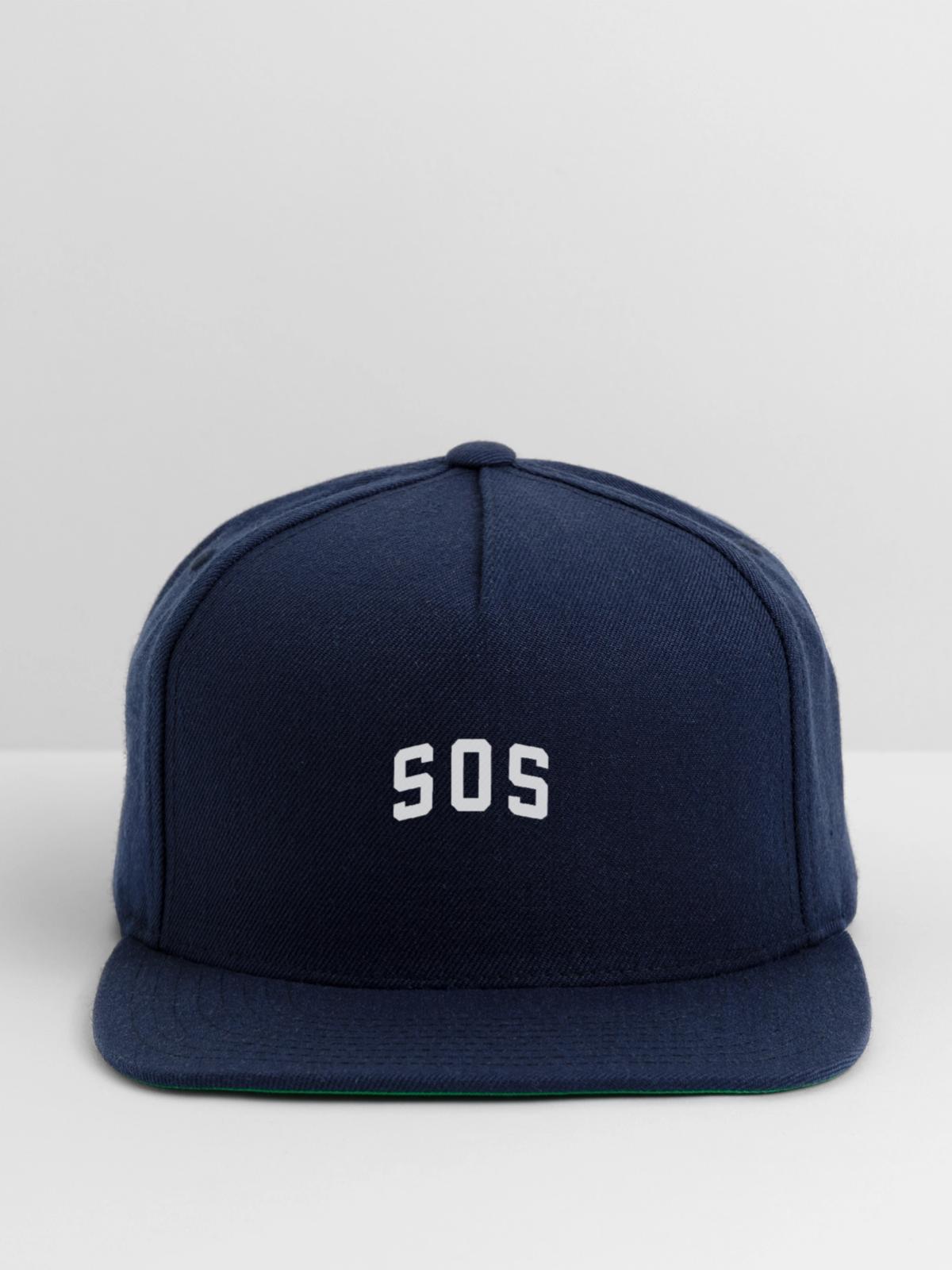 Sza Sos Merch - Snapback Baseball Cap - navy - Front