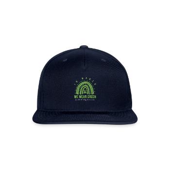 cerebral palsy, cerebral palsy awareness - Snapback Baseball Cap - navy - Front