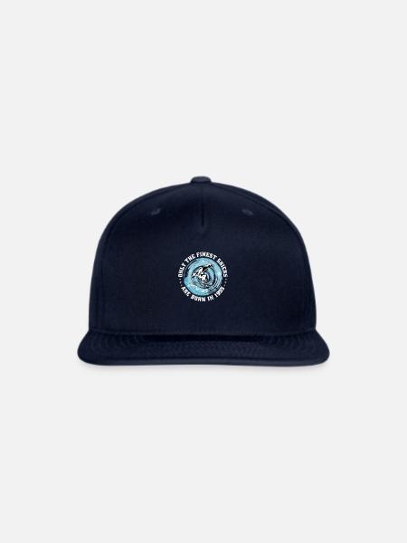 Skiers Skier Vintage born in 1955 Birthday Ski - Snapback Baseball Cap - navy