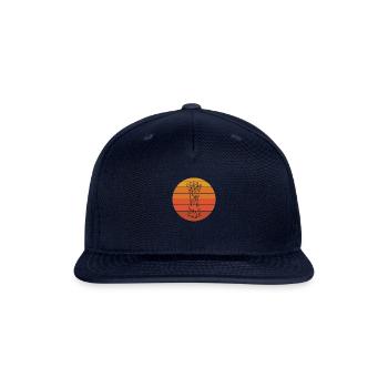 Asparagus Seeds For Planting - Snapback Baseball Cap - navy - Front