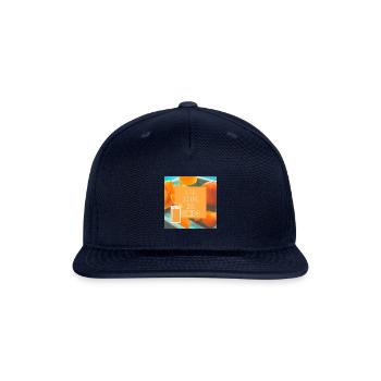 ALL JUICE NO SEEDS - Snapback Baseball Cap - navy - Front