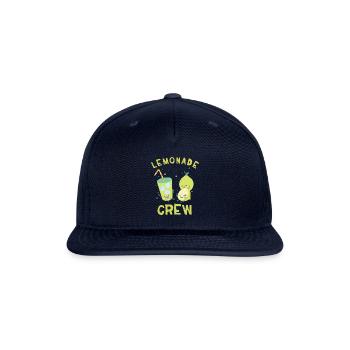 Cute Kawaii Lemonade Crew Fun Summertime - Snapback Baseball Cap - navy - Front
