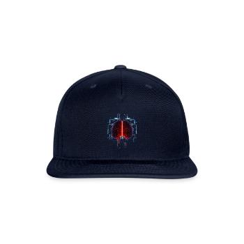 AI Brain Machine Learning Deep Artificial - Snapback Baseball Cap - navy - Front