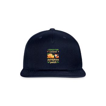 I Teach The Cutest Pumpkins In The Patch - Snapback Baseball Cap - navy - Front