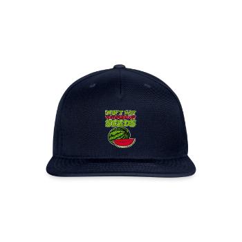 Don't Eat Watermelon Seeds 2 - Snapback Baseball Cap - navy - Front