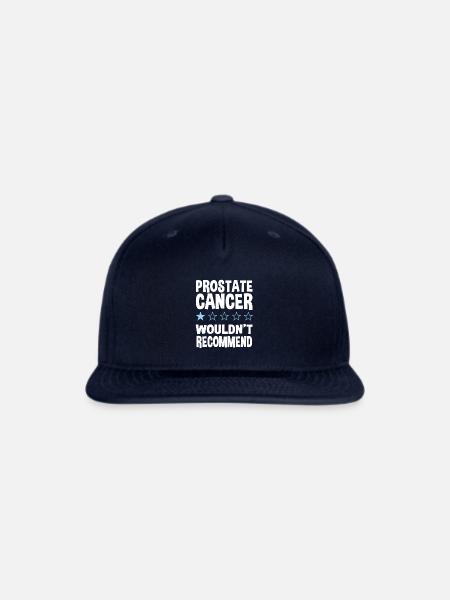 Prostate Cancer Awareness Month Blue Ribbon Love - Snapback Baseball Cap - navy