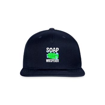 Soap Whisperer Soap Production - Snapback Baseball Cap - navy - Front