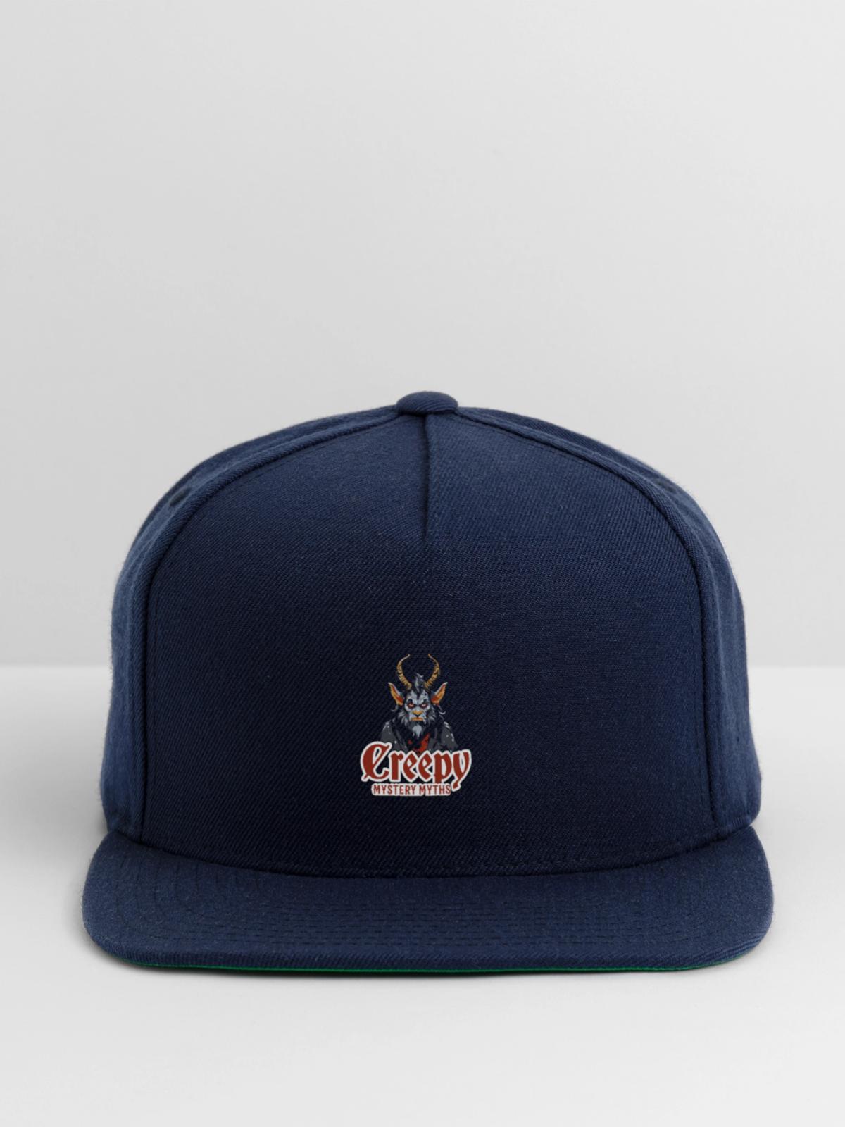 Cryptozoologists Cryptid Halloween - Snapback Baseball Cap - navy - Front