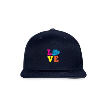 Pancakes Love Stack Breakfast Delight - Snapback Baseball Cap - navy - Front