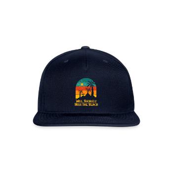 Will Shorely Miss The Beach Summer Trip Tropical - Snapback Baseball Cap - navy - Front