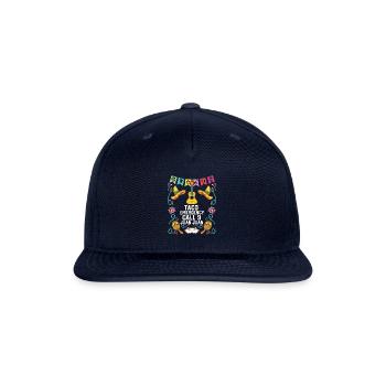 Taco Emergency Call 9 Juan Juan Mexican Food Taco - Snapback Baseball Cap - navy - Front