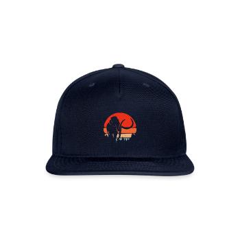 Prehistoric Animal Vintage Mammoth - Snapback Baseball Cap - navy - Front