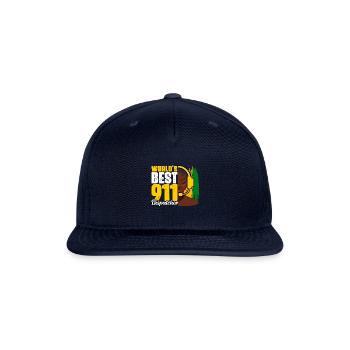 World's Best African American 911 Dispatcher - Snapback Baseball Cap - navy - Front