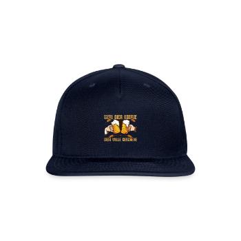 My beer come - Beer prayer - Snapback Baseball Cap - navy - Front