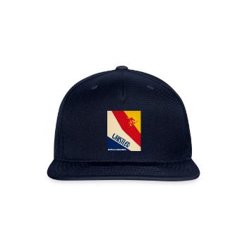 Vintage British Columbia Whistler mountain BC - Snapback Baseball Cap - navy - Front