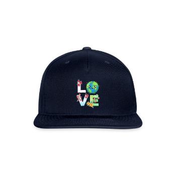 Love Earth Day Save The Planet Earth Day - Snapback Baseball Cap - navy - Front
