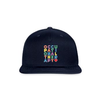 Occupational therapy - Snapback Baseball Cap - navy - Front