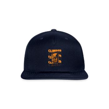 Climber Sport Free Alpine Outdoor Speed Climber - Snapback Baseball Cap - navy - Front