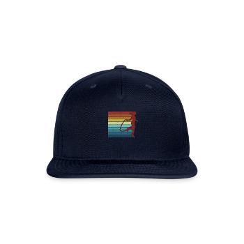 Retro Speed Skipping Jumping Professional Jump - Snapback Baseball Cap - navy - Front