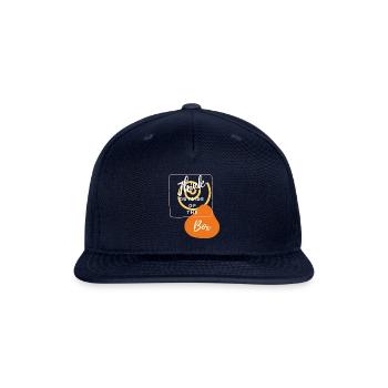 Think Outside Of The Box - Snapback Baseball Cap - navy - Front