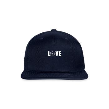 Love Bread Dough Bread Maker Bread Queen Lover - Snapback Baseball Cap - navy - Front