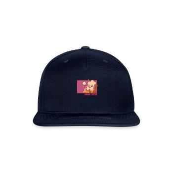 Bread Baking Doodle Chinese Hanzi Bread Dough - Snapback Baseball Cap - navy - Front