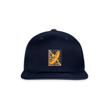 Bread Dough Bread Maker Bread Queen Lover Bread - Snapback Baseball Cap - navy - Front