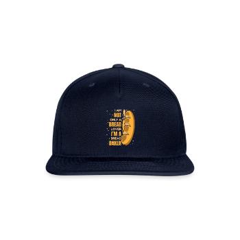 Not Only A Bread Lover Bread Maker Bread Dough - Snapback Baseball Cap - navy - Front