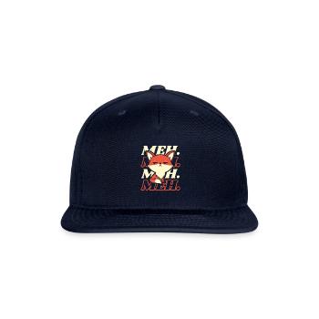 Meh Caninae Red Fox Canidae Fox Lover Fox - Snapback Baseball Cap - navy - Front
