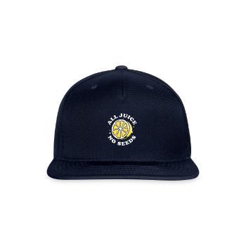 Vasectomy All Juice No Seeds - Snapback Baseball Cap - navy - Front