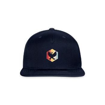 Cryptozoology Mythical Creature Retro Mothman - Snapback Baseball Cap - navy - Front