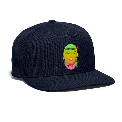 Pretty Goons Mask RAINBOW splatter - Pretty Goons - Snapback Baseball Cap
