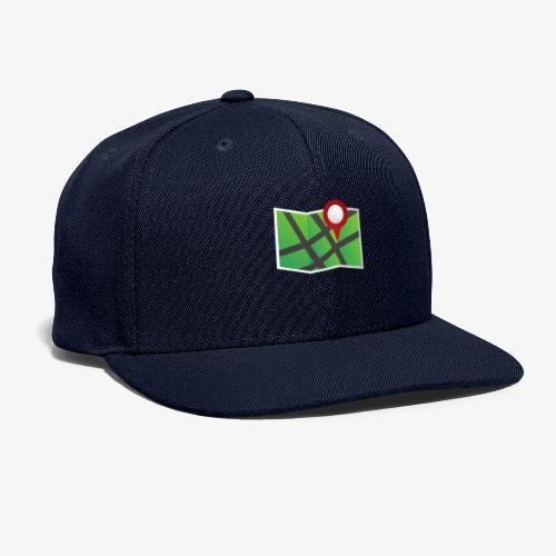 Green map fold - Snapback Baseball Cap