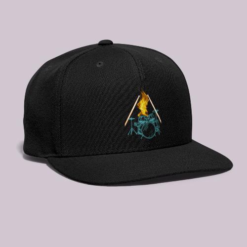 Drums on Fire - Snapback Baseball Cap