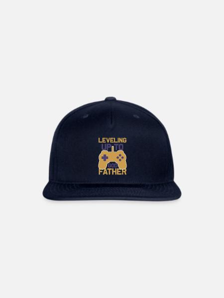 Computer Game Leveling - Snapback Baseball Cap - navy