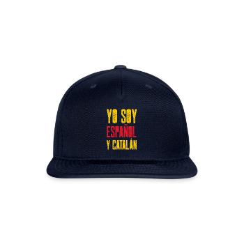 Yo Soy Español Y Catalán - Snapback Baseball Cap - navy - Front