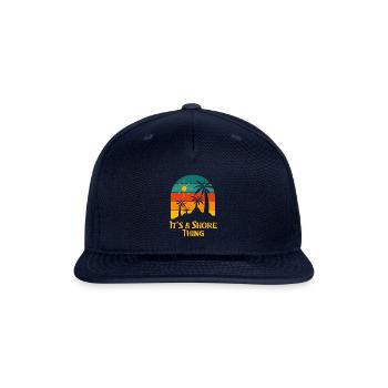 It's a Shore Thing Beach Ocean Beach Lover Sea - Snapback Baseball Cap - navy - Front