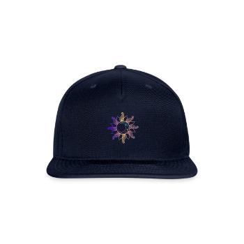 Moon In Sun Spiritual Universe - Snapback Baseball Cap - navy - Front