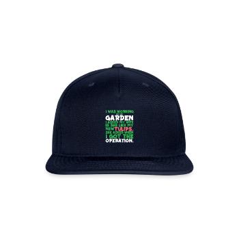 Tulip Gardening Hilarious Tulips - Snapback Baseball Cap - navy - Front