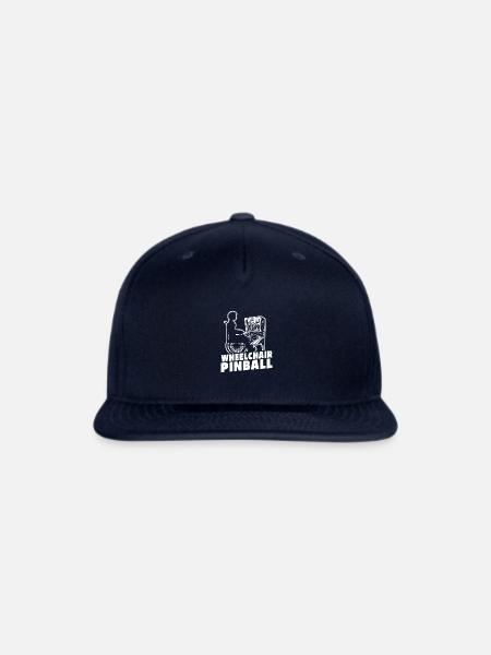 Pinball Wheelchair - Snapback Baseball Cap - navy