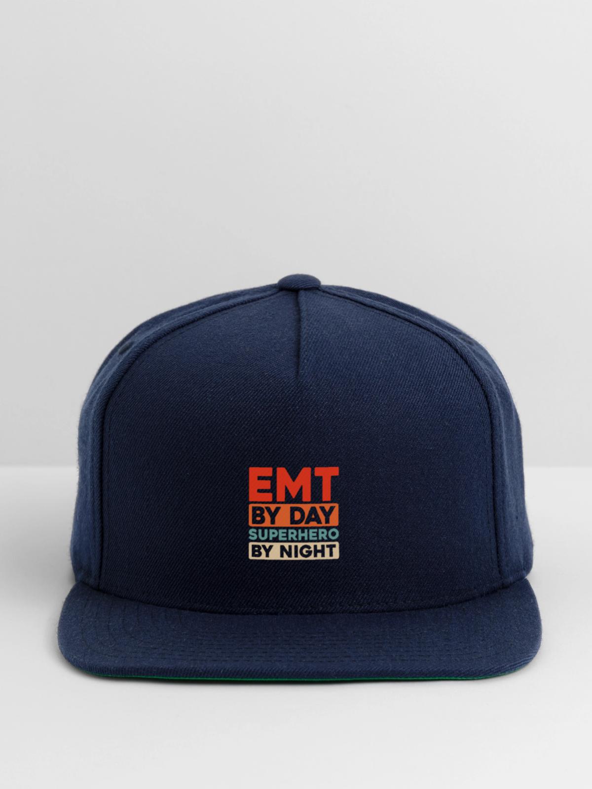 Emt Paramedic - Snapback Baseball Cap - navy - Front