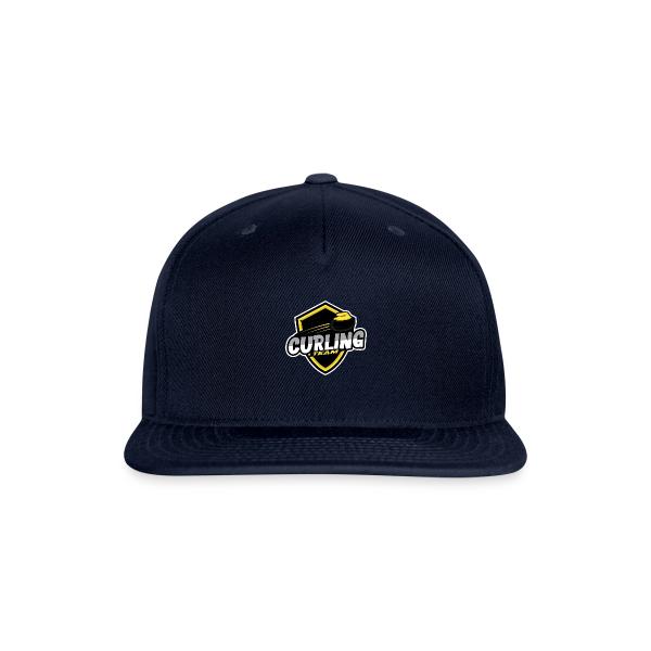 Curling team logo Snapback Baseball Cap