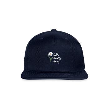 Daisy Garden Gardening Gardener - Snapback Baseball Cap - navy - Front
