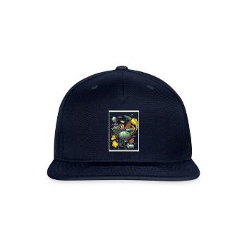 Big war - Snapback Baseball Cap - navy - Front