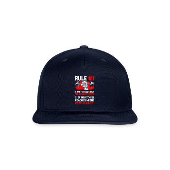Gym Trainer Endurance Motivation - Snapback Baseball Cap - navy - Front