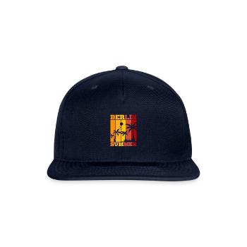 Berlin summer - Snapback Baseball Cap - navy - Front