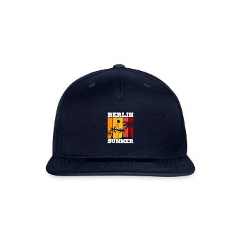 Berlin summer - Snapback Baseball Cap - navy - Front