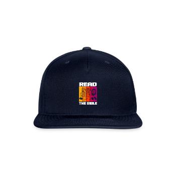 Lire la Bible - Casquette de baseball Snapback - marine - Devant