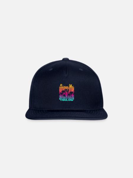 Chiang Mai Thailand - Snapback Baseball Cap - navy