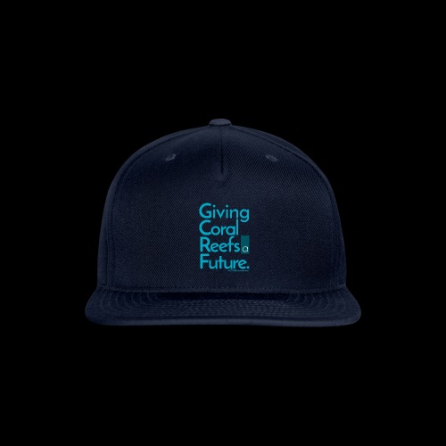 Giving Coral Reefs a Future (blue) - Snapback Baseball Cap